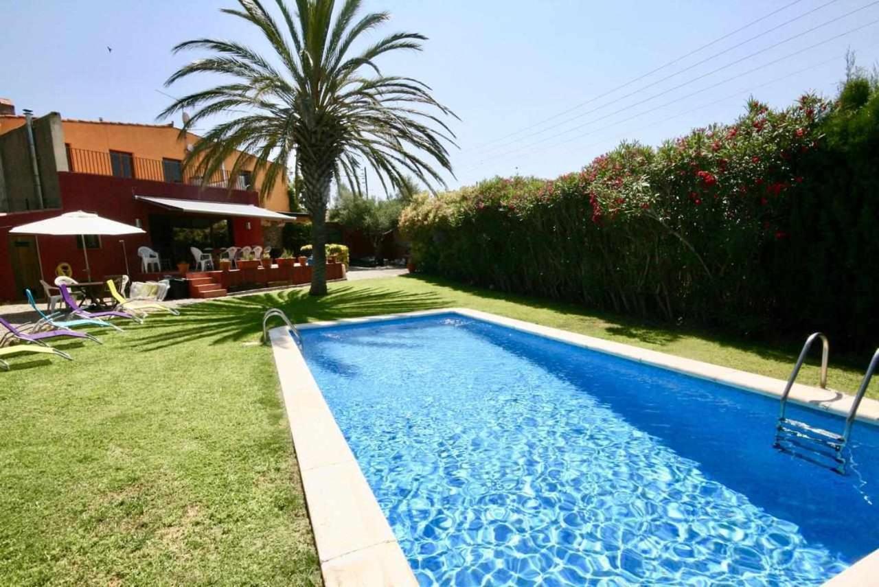 Casa rural alquiler íntegro Cal Sisco para 15 personas Vilamaniscle Exterior foto