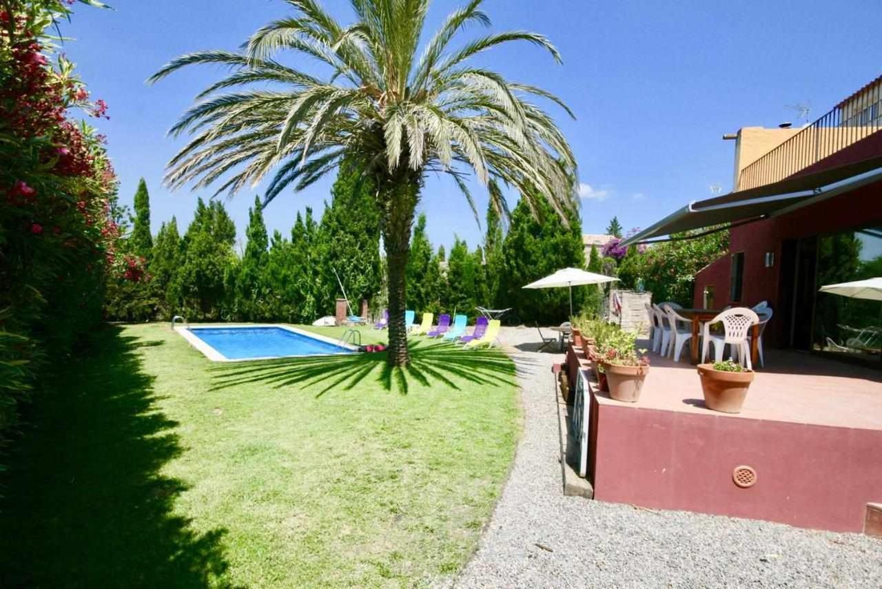 Casa rural alquiler íntegro Cal Sisco para 15 personas Vilamaniscle Exterior foto