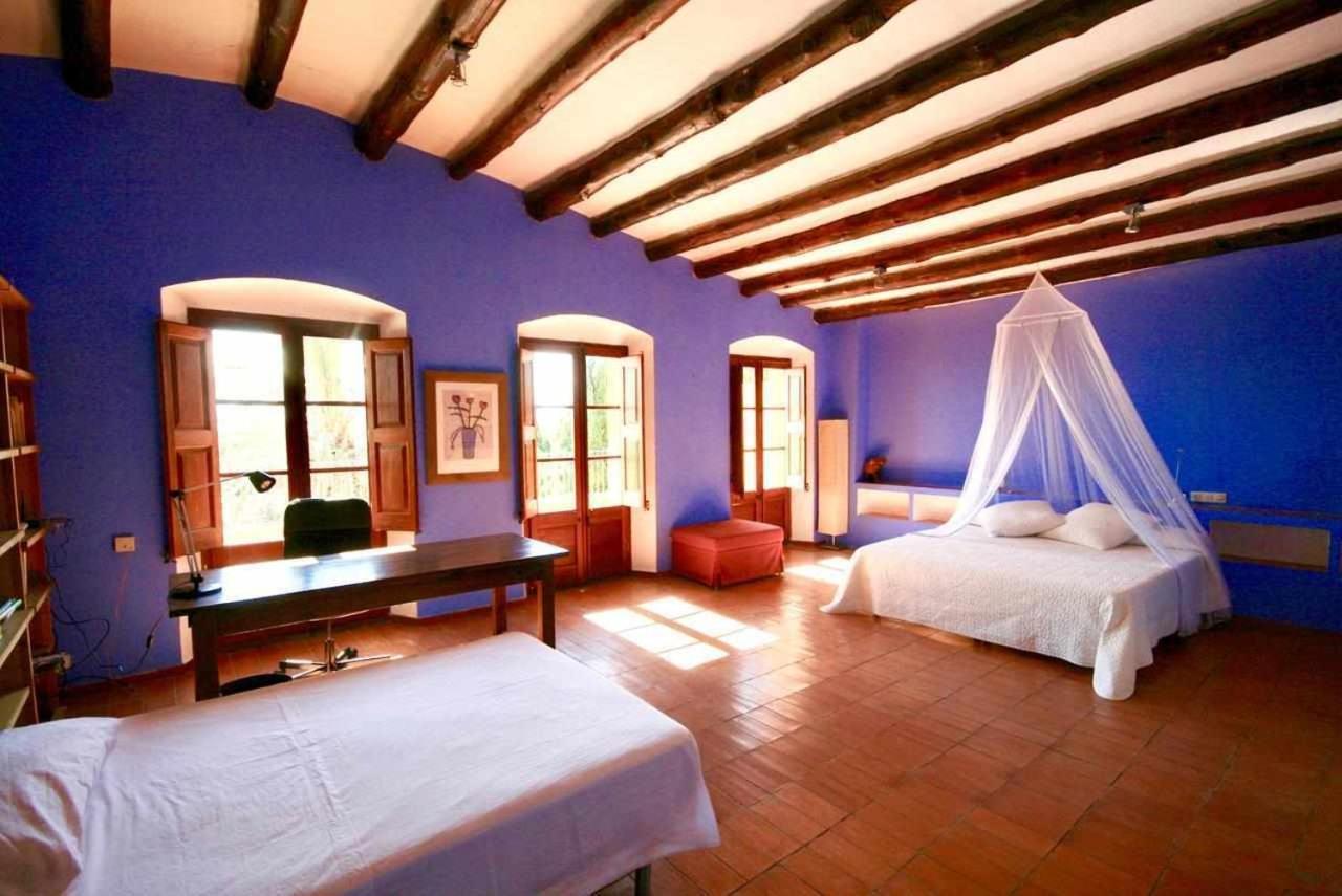 Casa rural alquiler íntegro Cal Sisco para 15 personas Vilamaniscle Exterior foto
